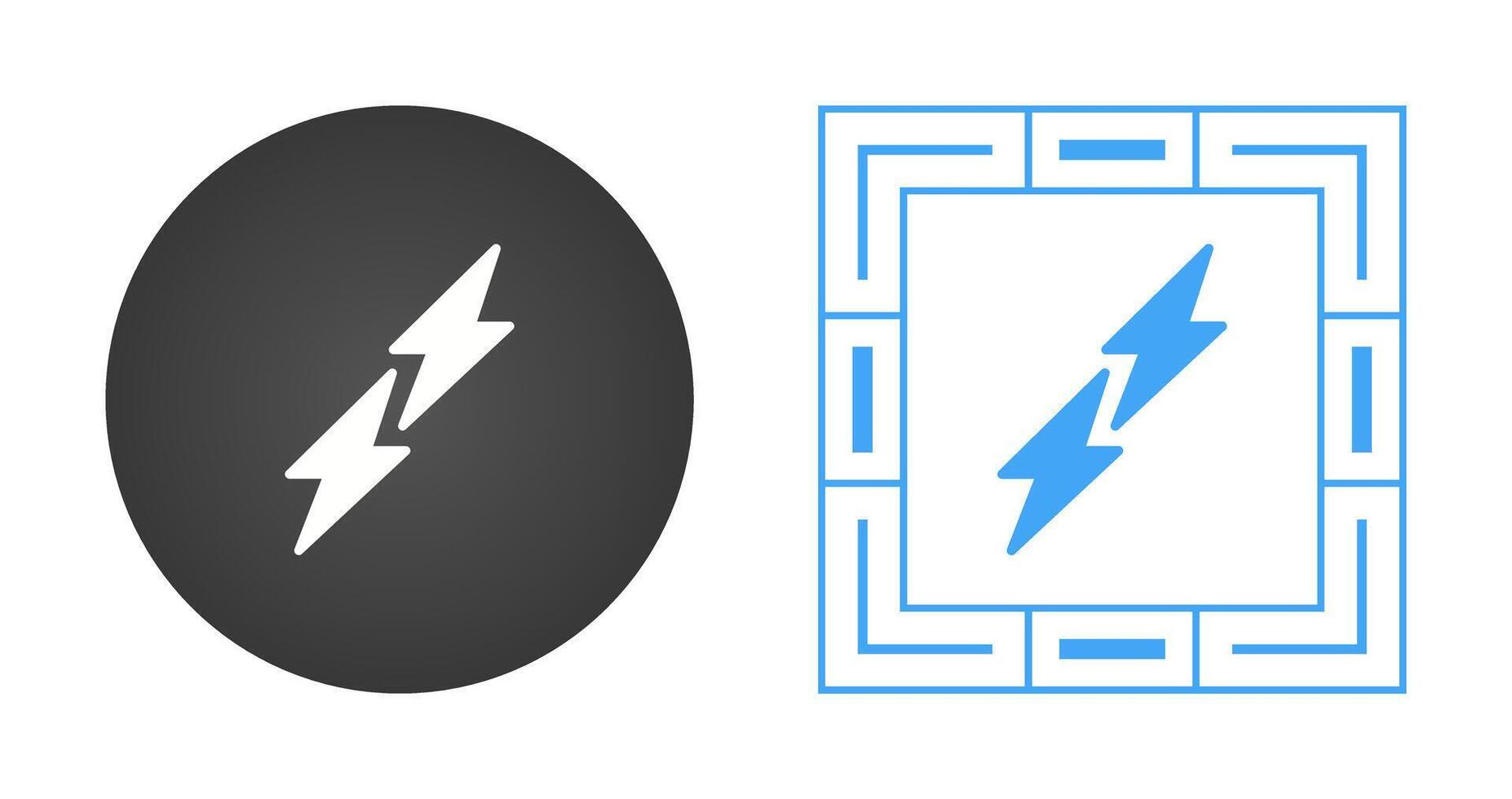 bliksem vector pictogram