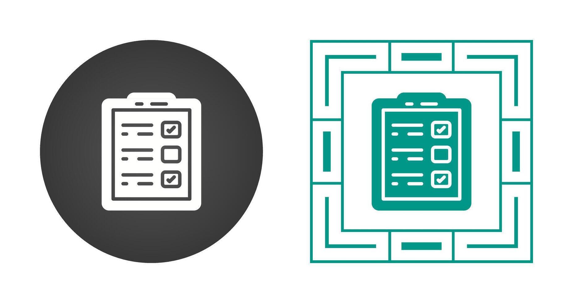 controlelijst vector pictogram