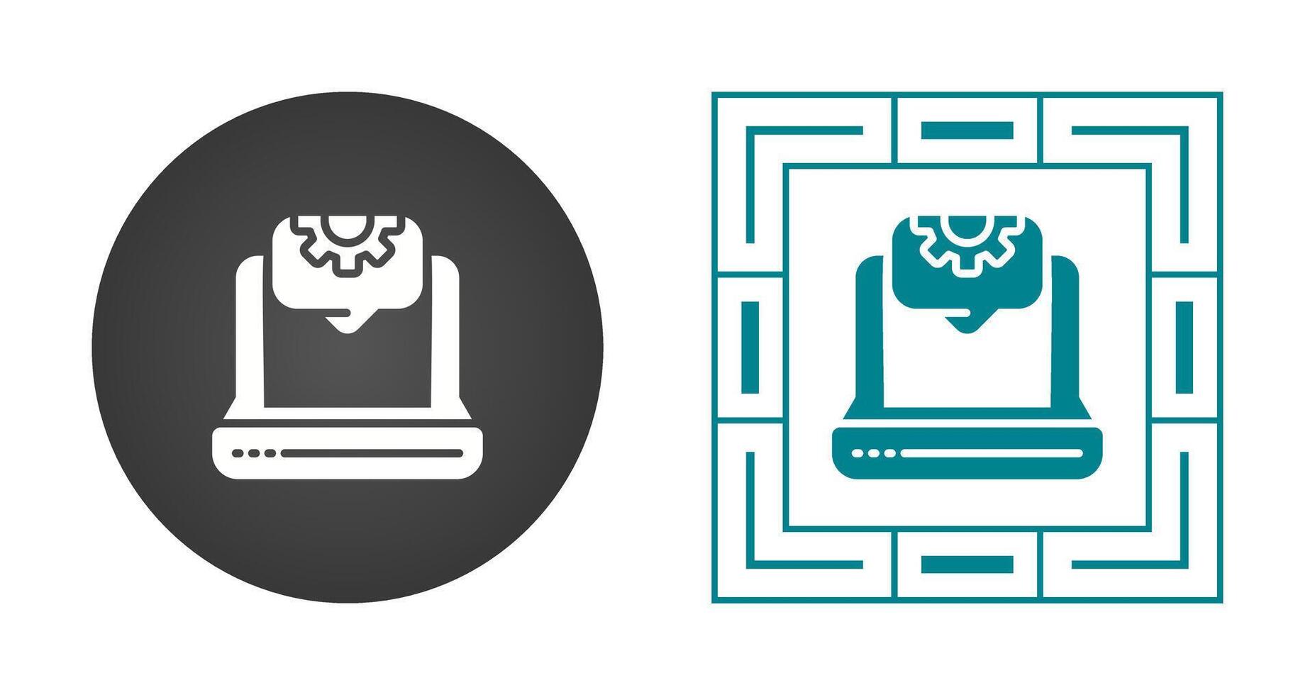 laptop vector pictogram