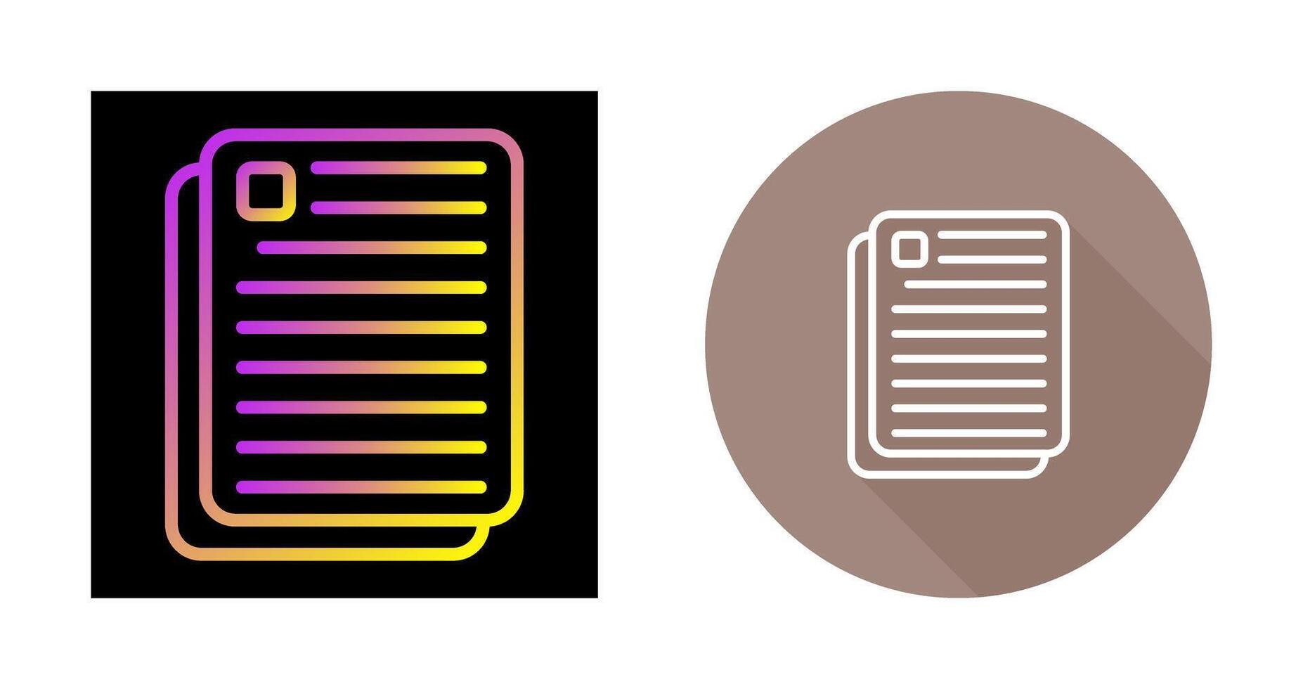 document vector pictogram