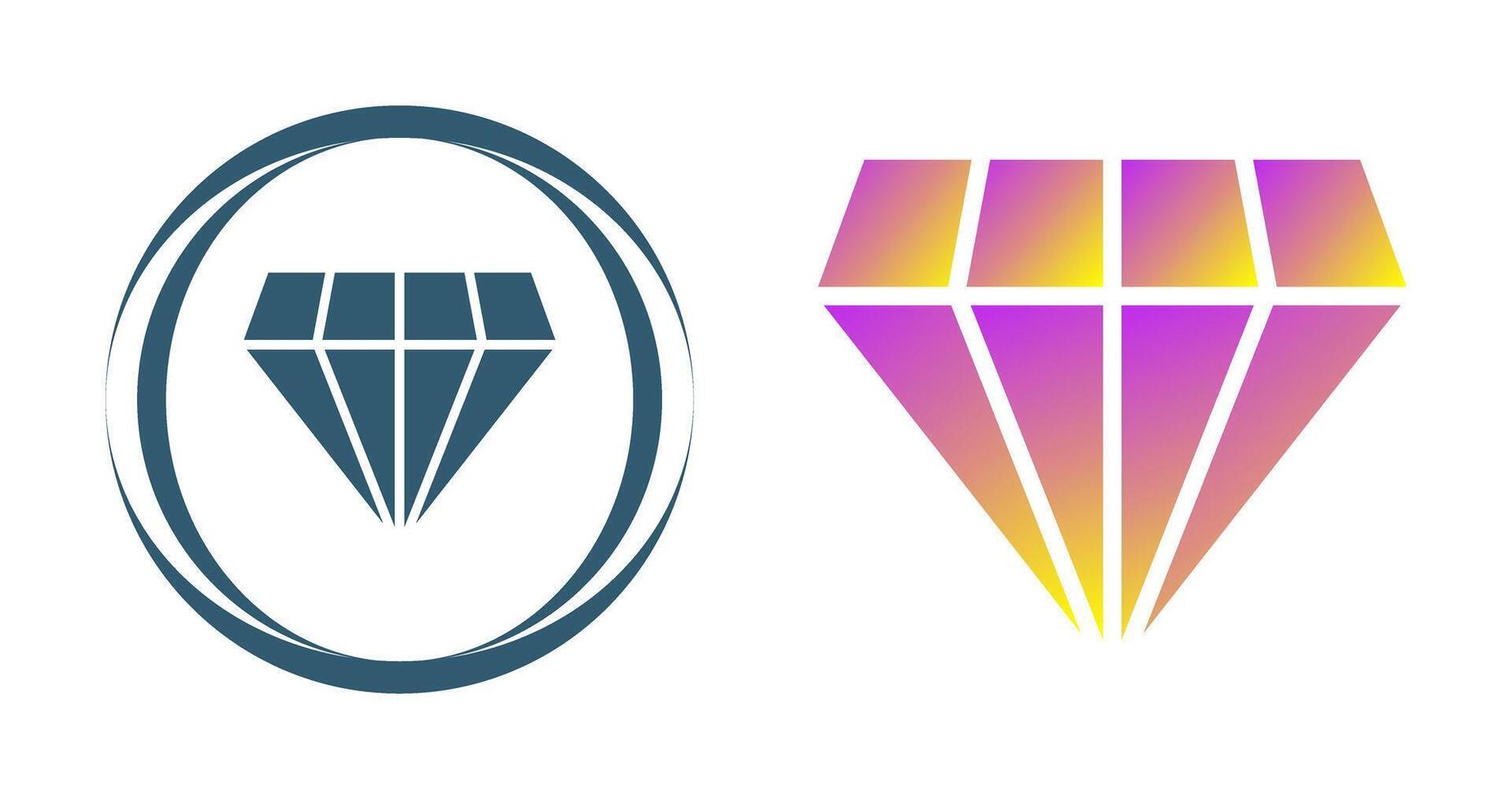 diamant vector pictogram