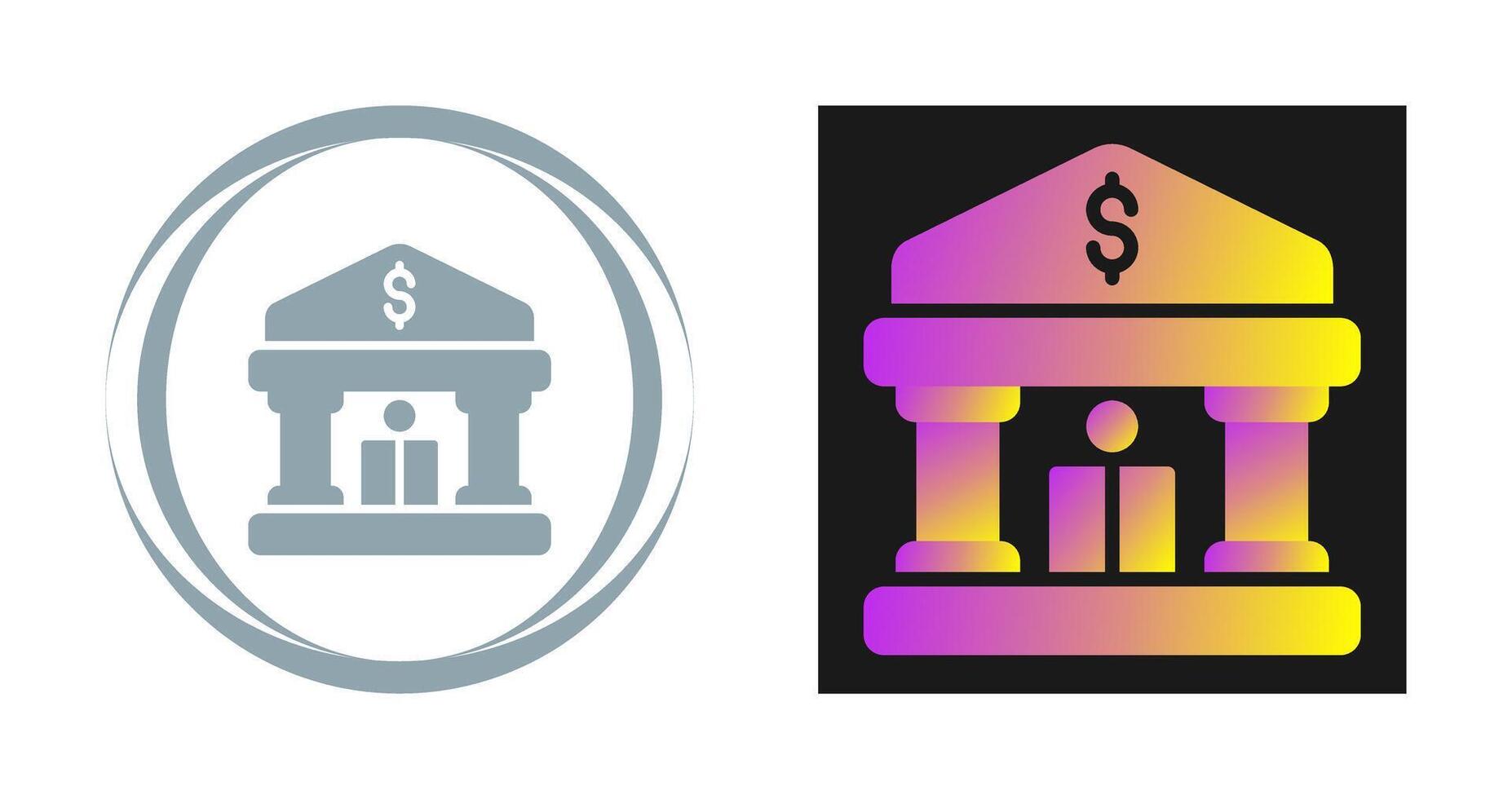 bank vector pictogram