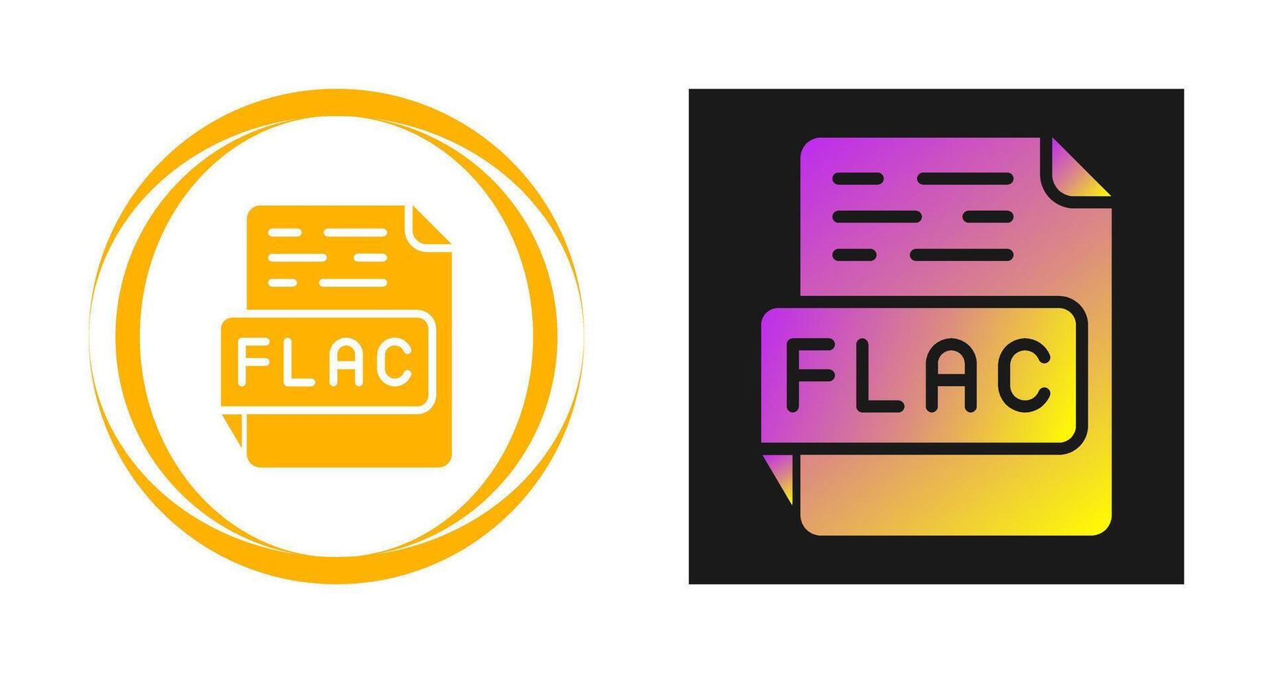 flac vector icoon