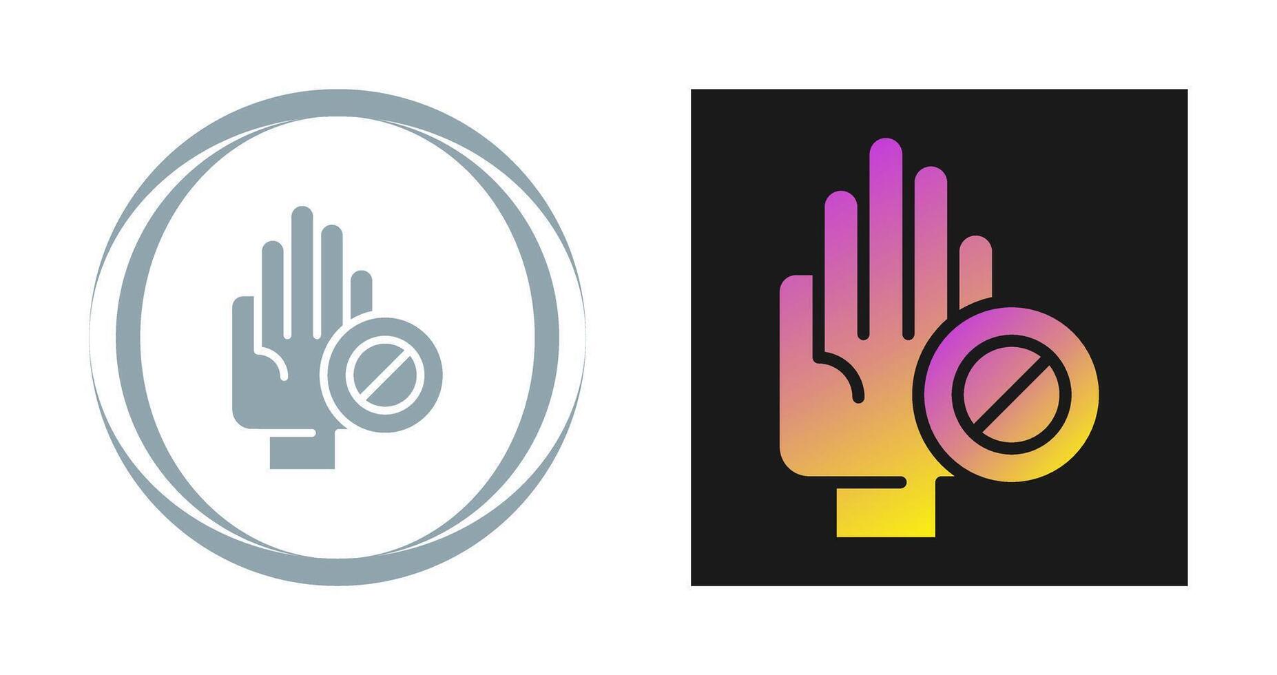 hand vector pictogram