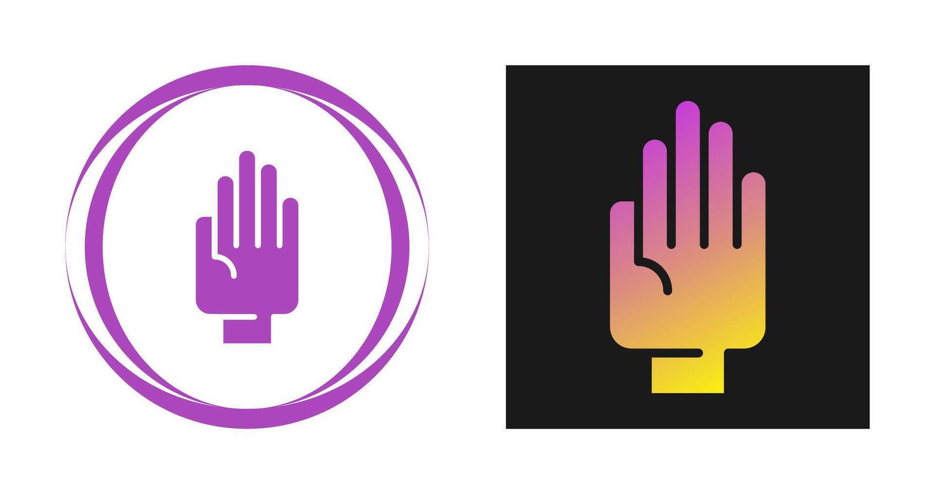 hand vector pictogram