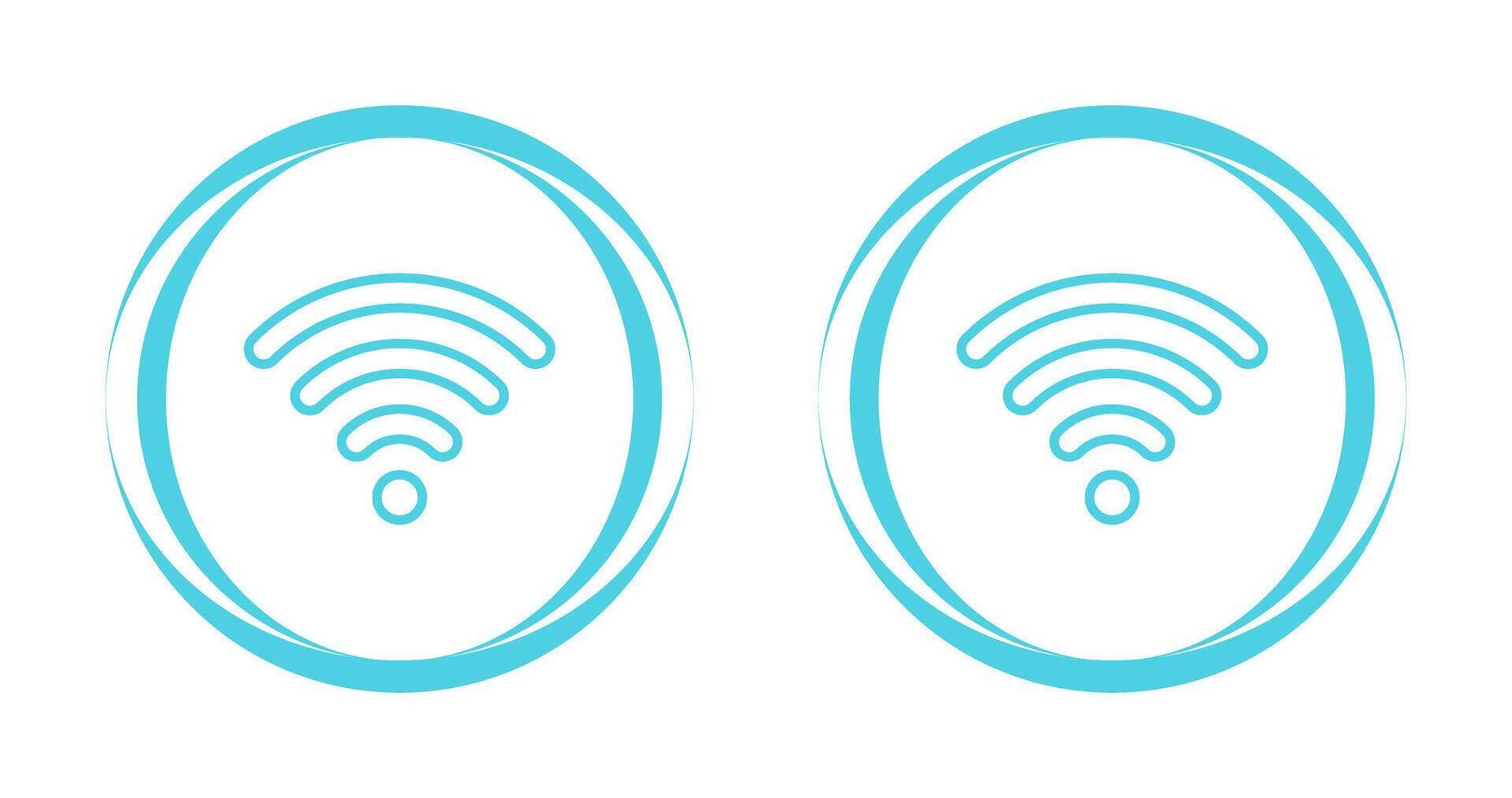 Wifi signaal vector icoon