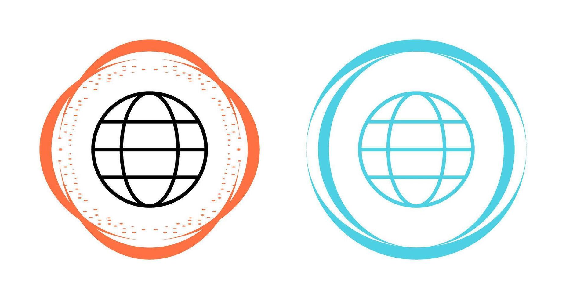 wereldbol vector pictogram