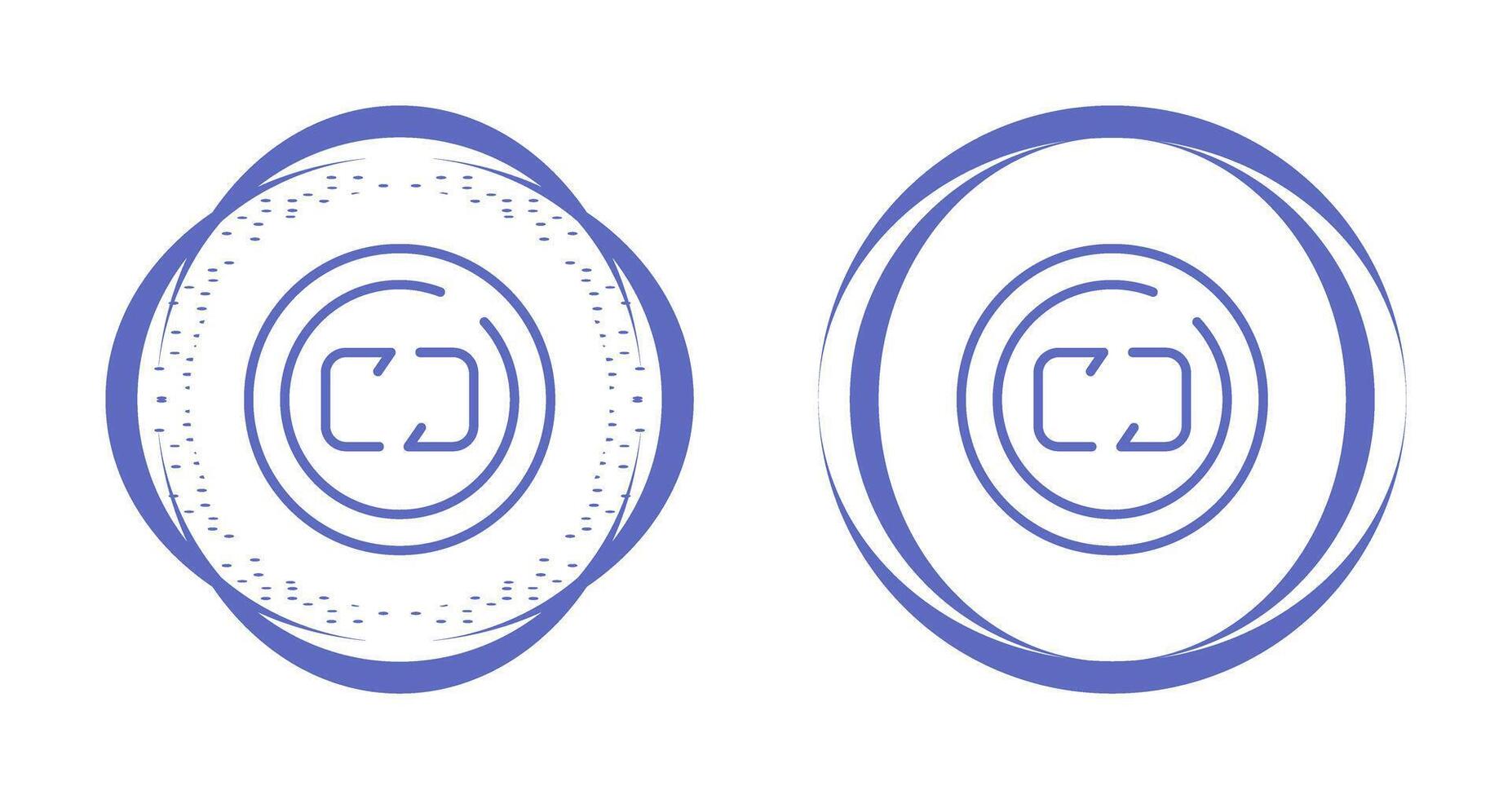 herhaling cirkel vector icoon