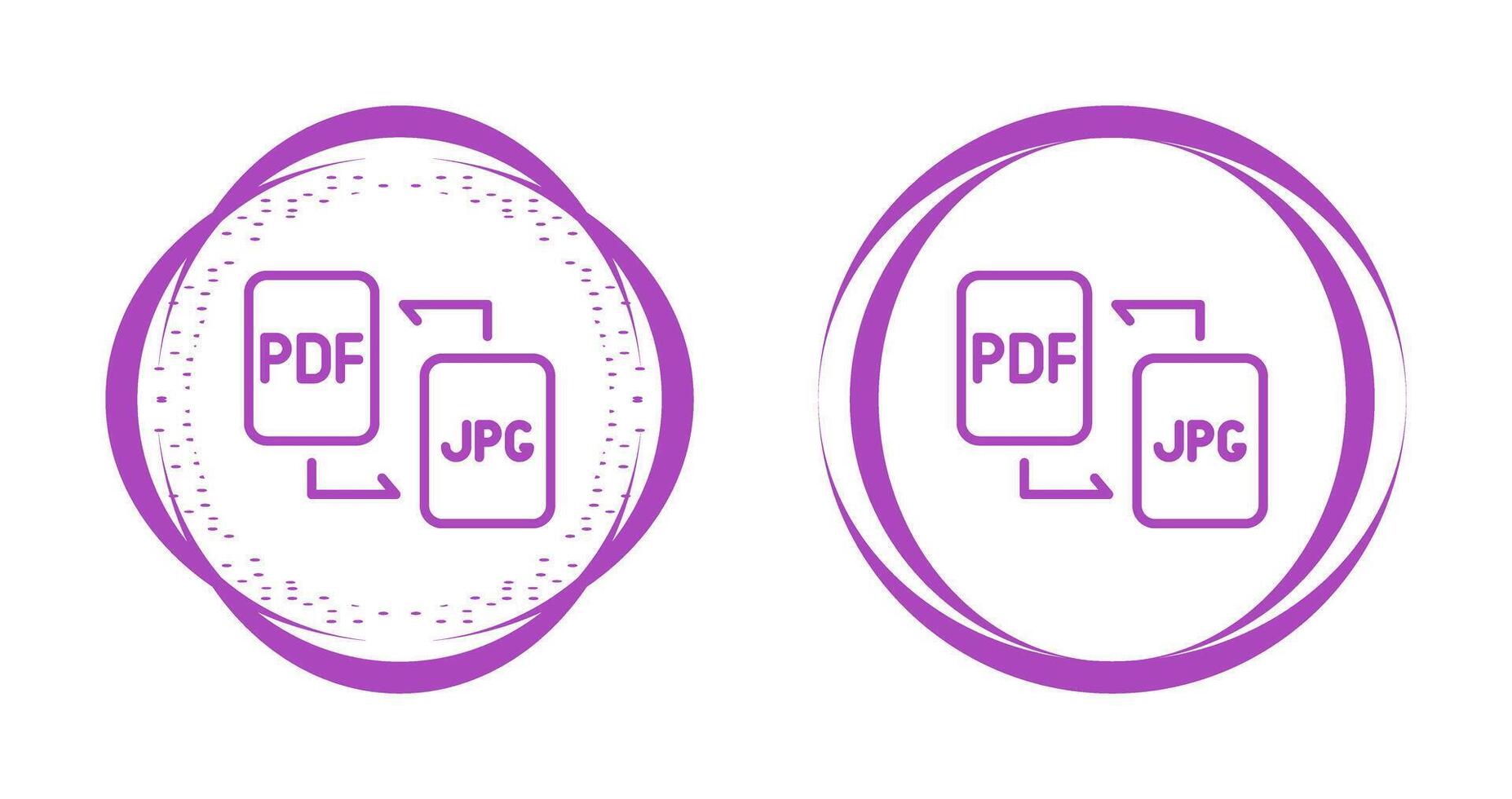 document conversie vector icoon