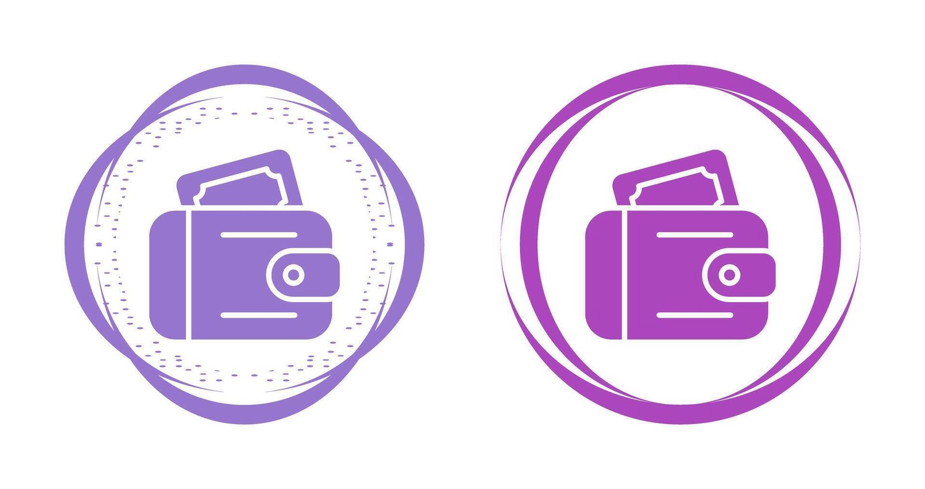 portemonnee vector pictogram