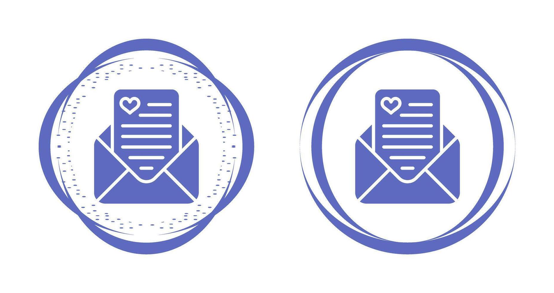 liefdesbrief vector pictogram