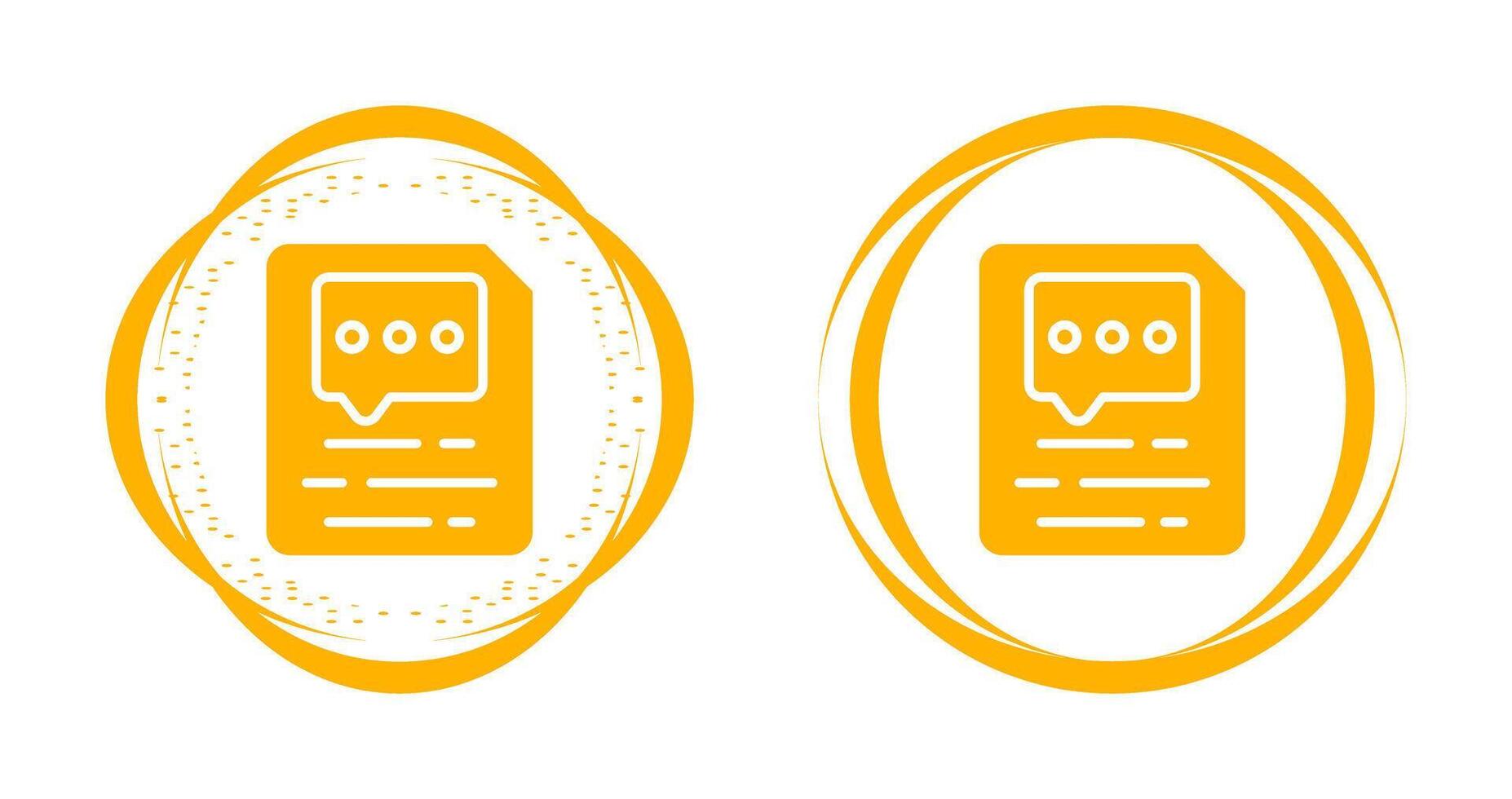 document insert commentaar vector icoon