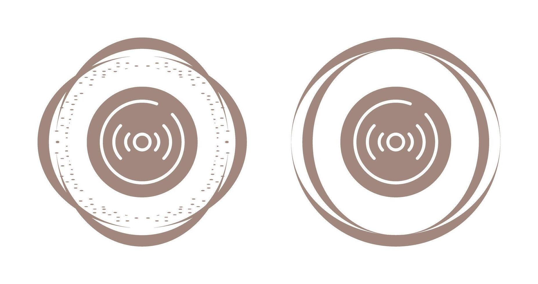 leven streaming cirkel vector icoon