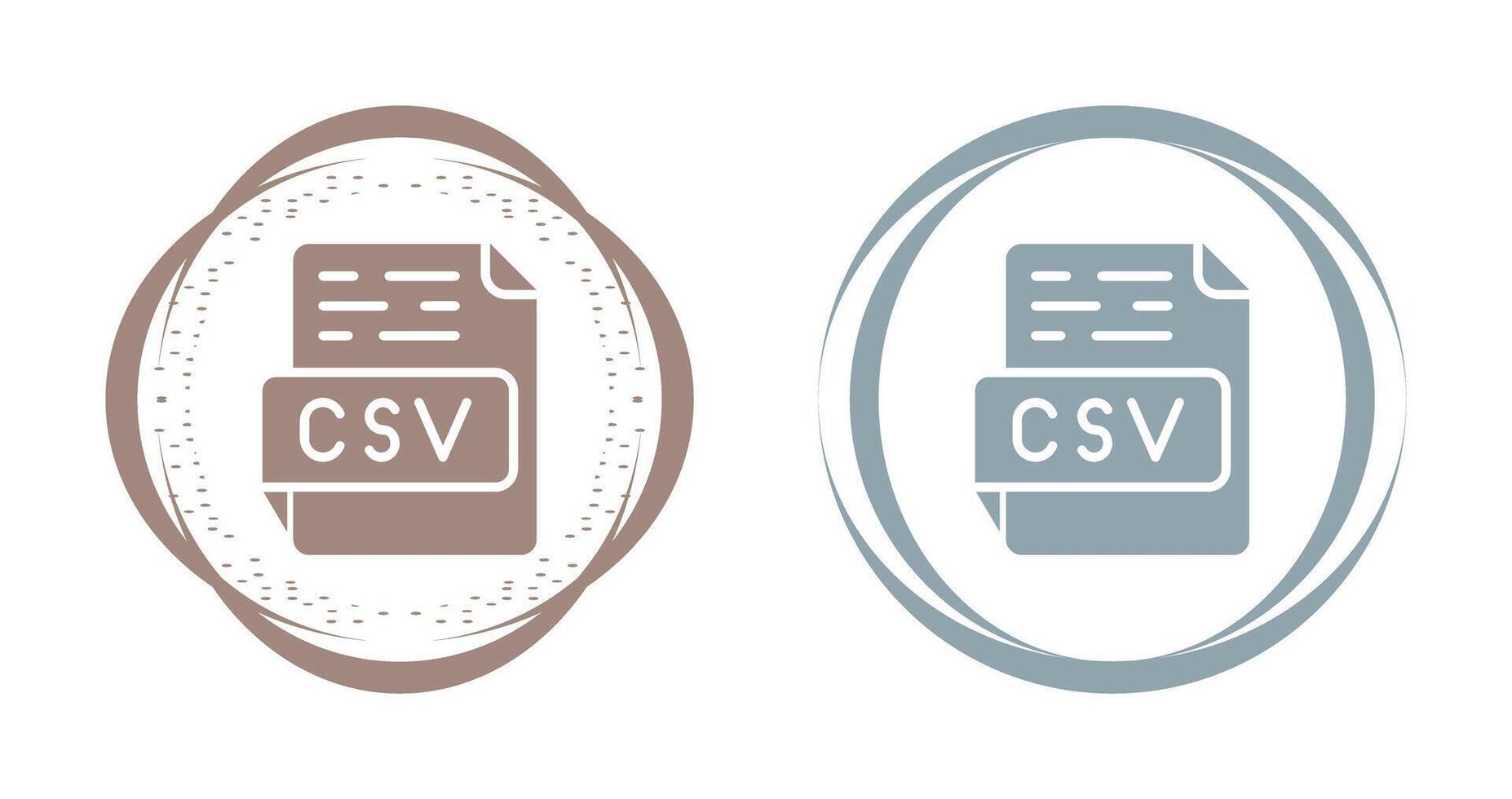 csv vector icoon