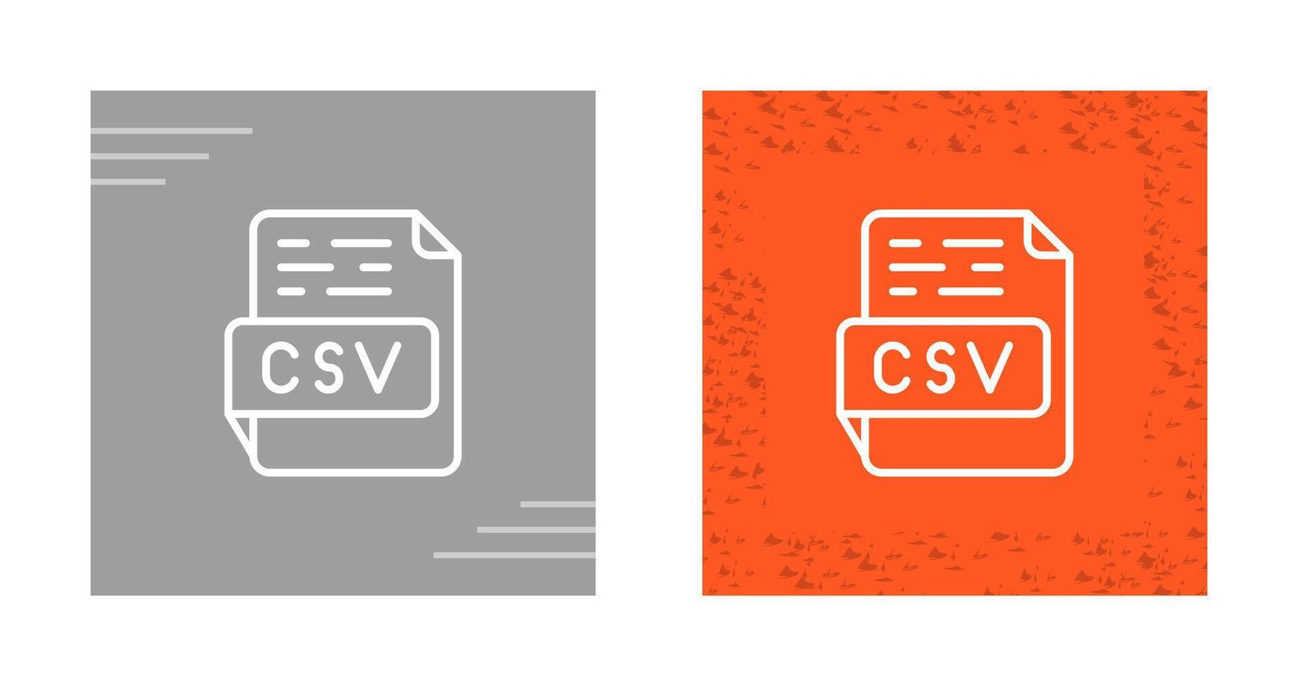 csv vector icoon
