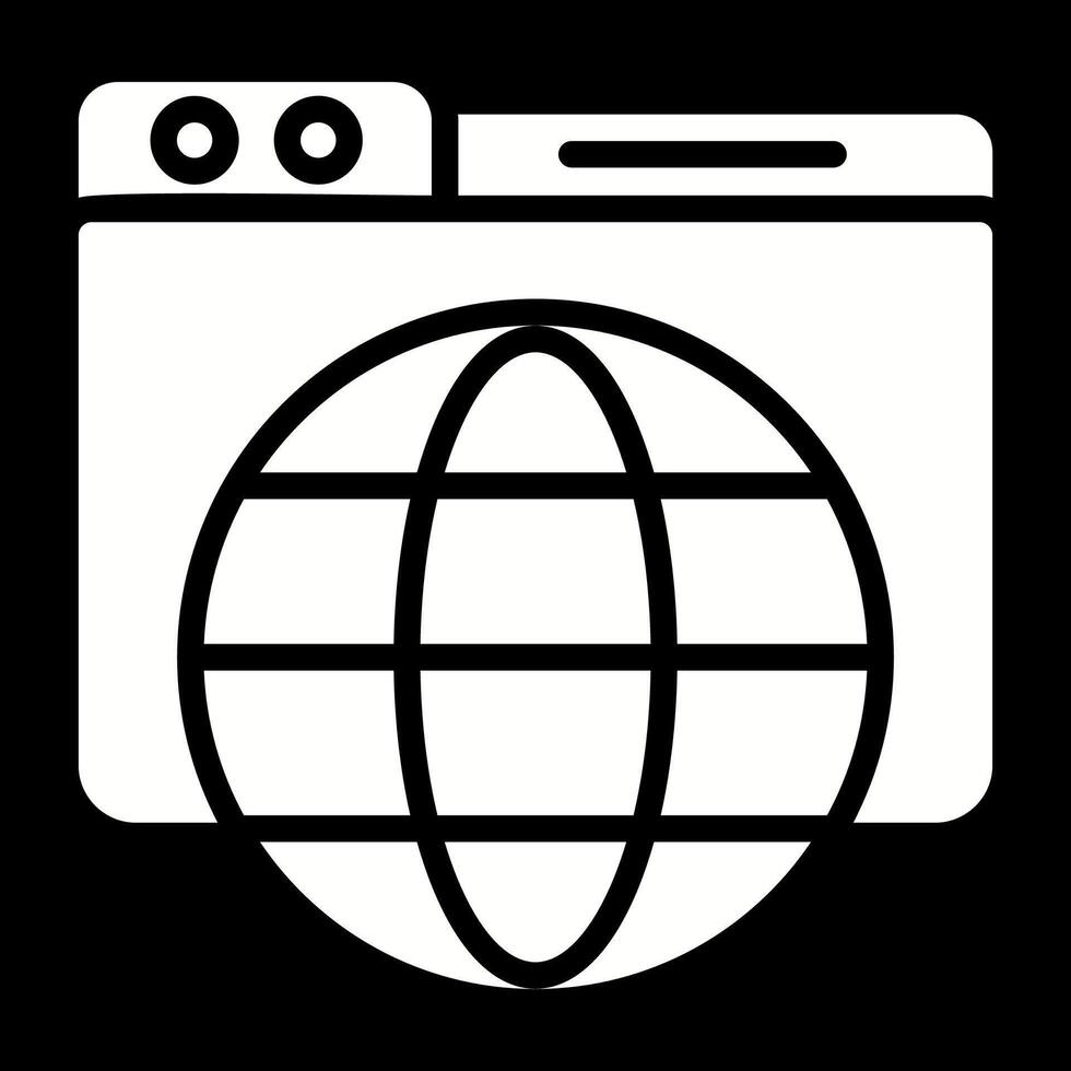 browser vector pictogram