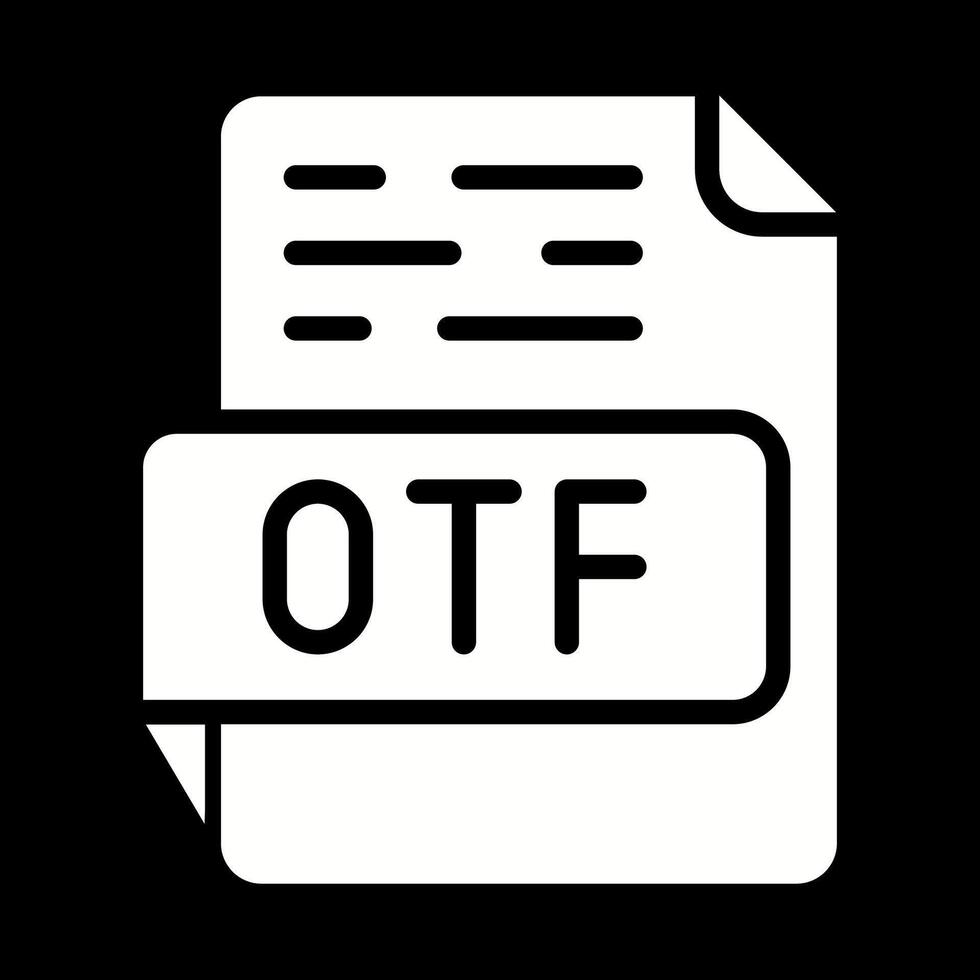 otf vector icoon