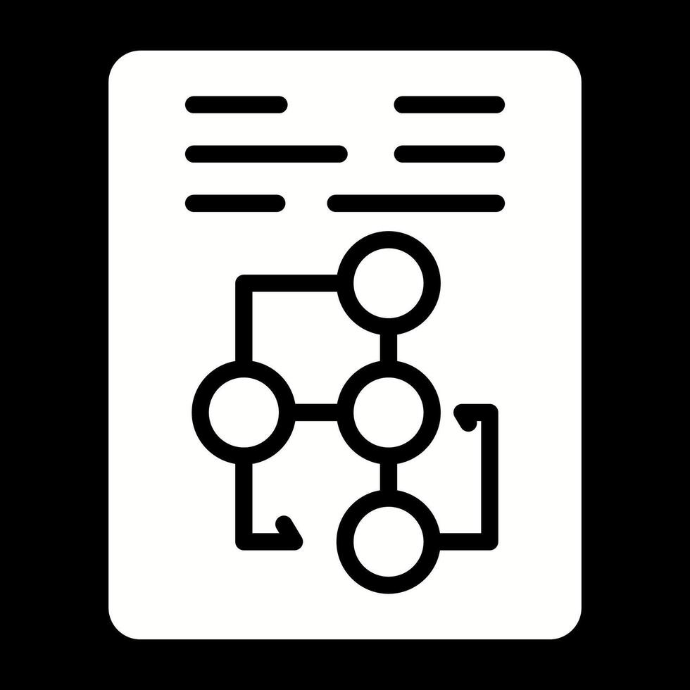 document workflow vector icoon
