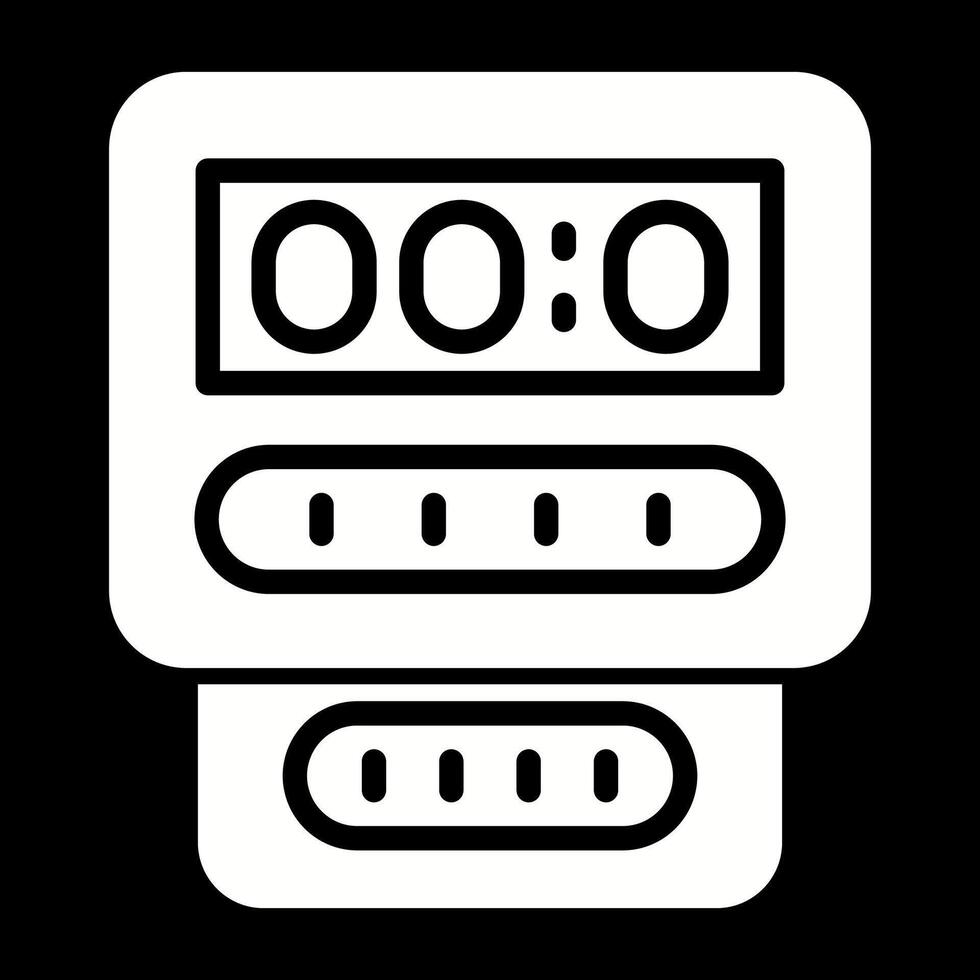 elektrisch meter vector icoon