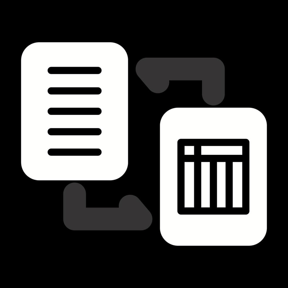 document workflow vector icoon