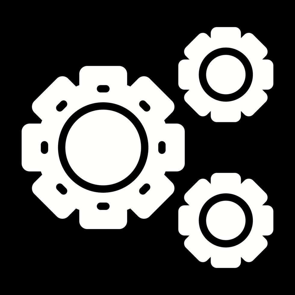 tandwiel vector pictogram