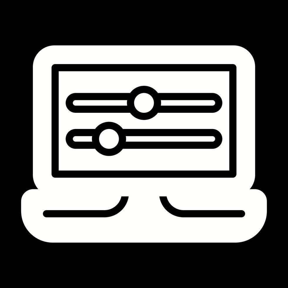 laptop vector pictogram