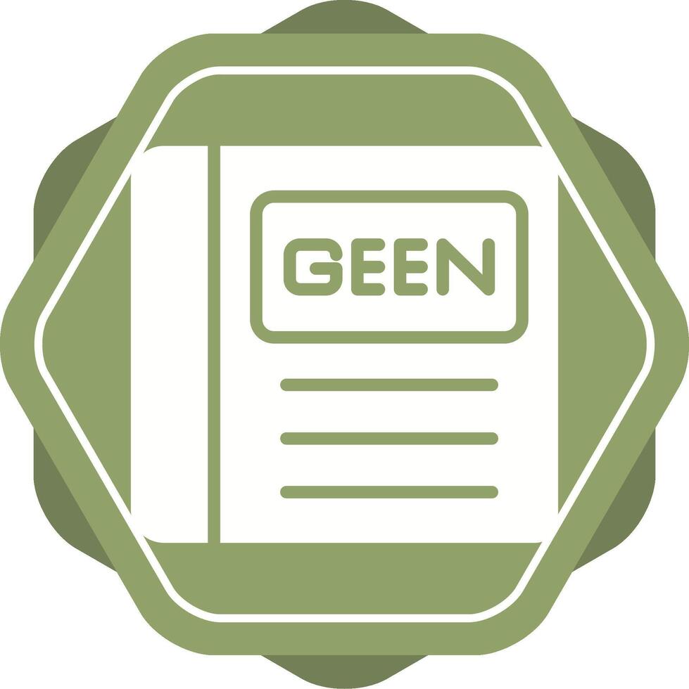 groen boek vector icoon