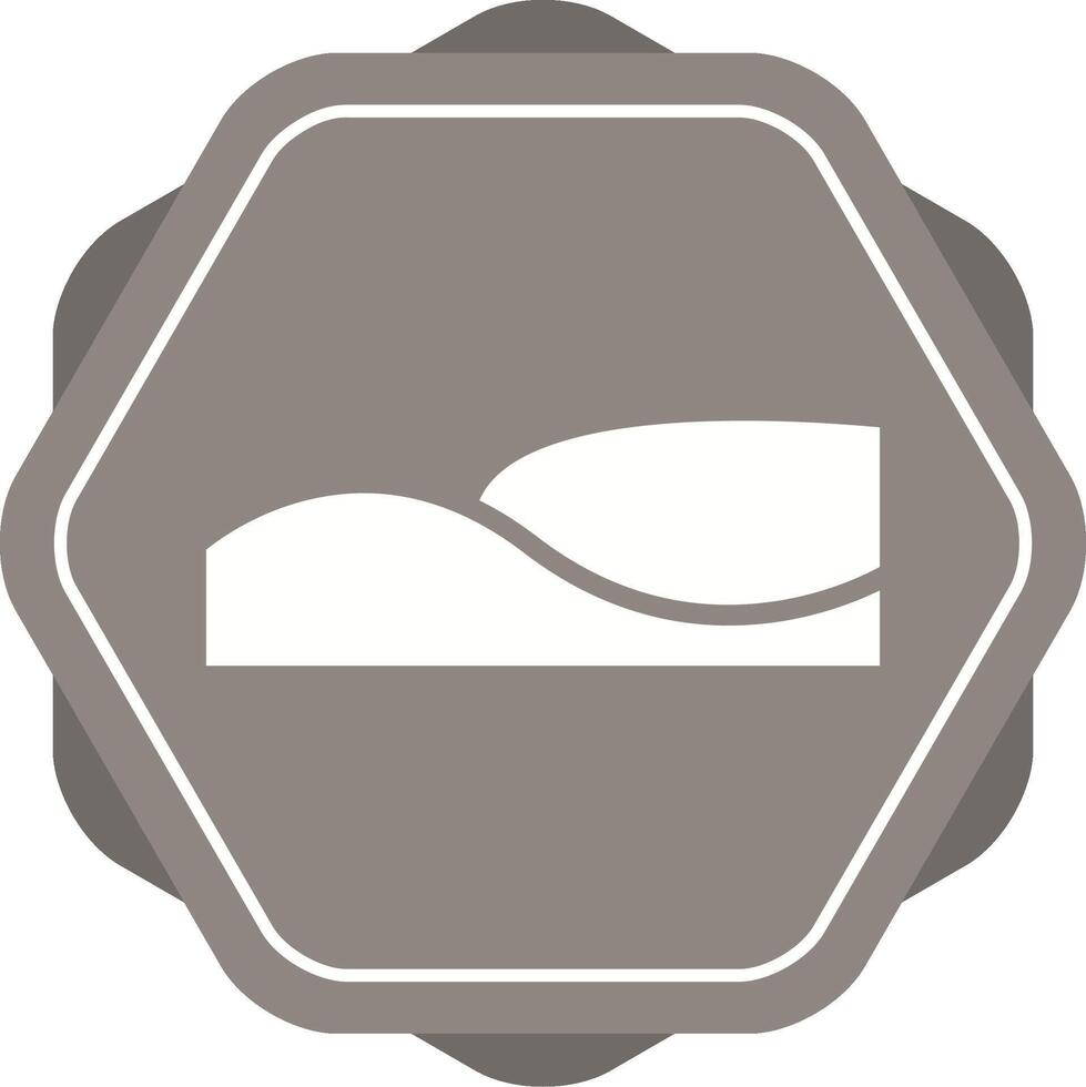 zand duinen vector icoon