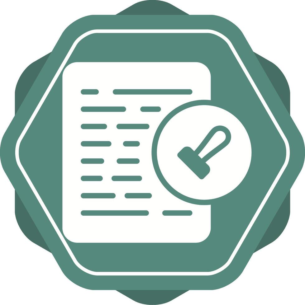 document rechten vector icoon