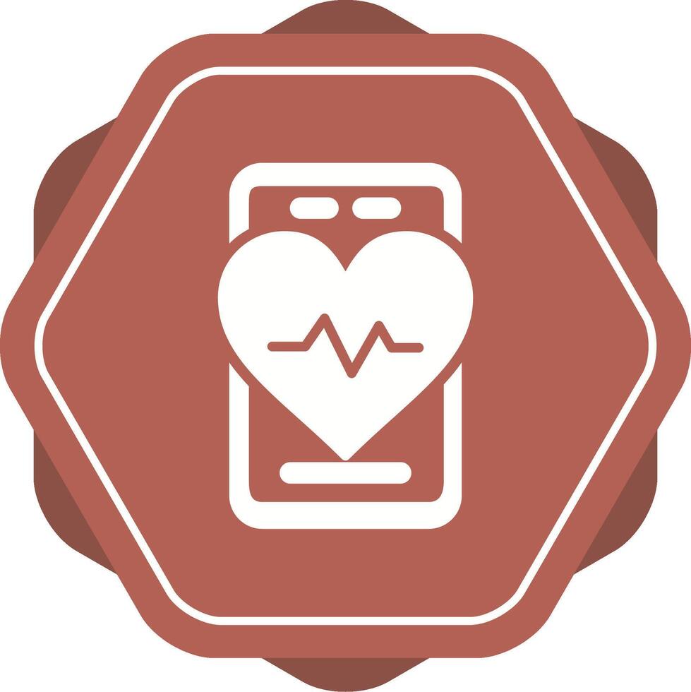 Gezondheid app vector icoon
