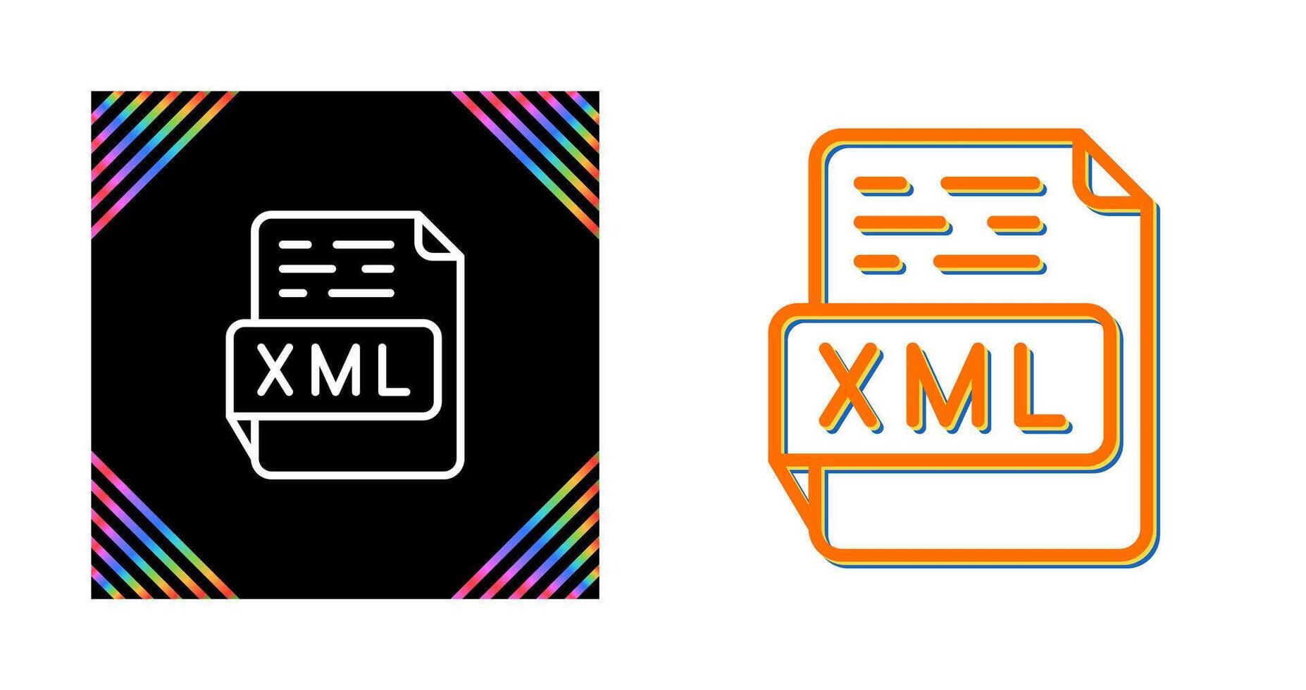 xml vector icoon