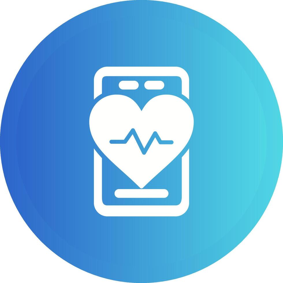 Gezondheid app vector icoon