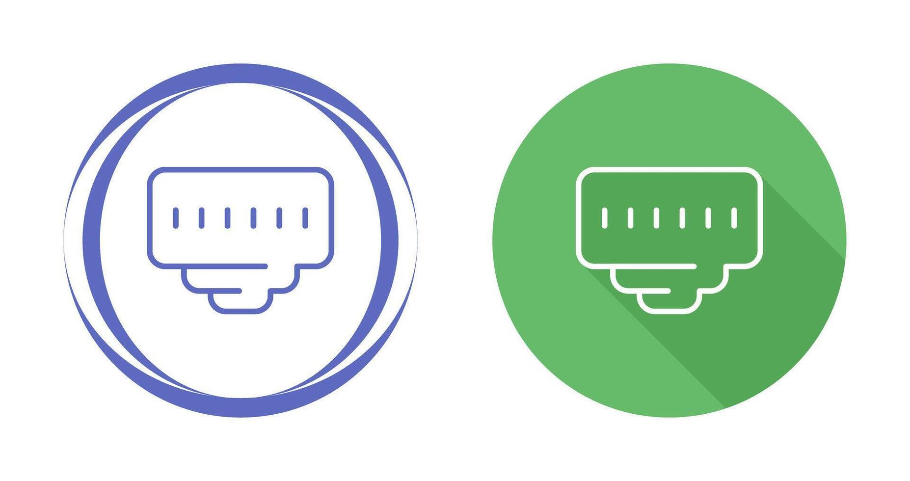 ethernetpoort vector pictogram