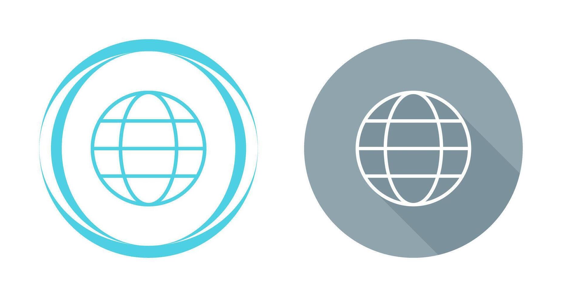 wereldbol vector pictogram