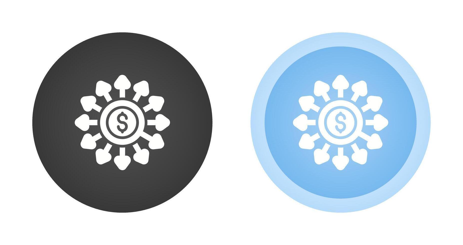 budgettering en voorspelling vector icoon