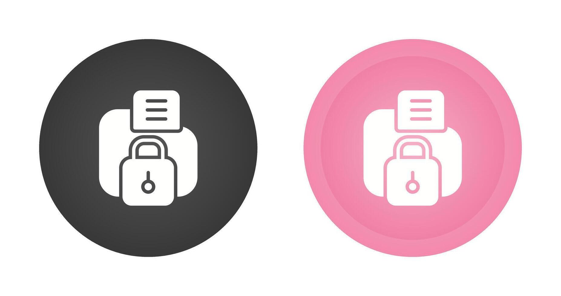 gegevensbescherming vector pictogram