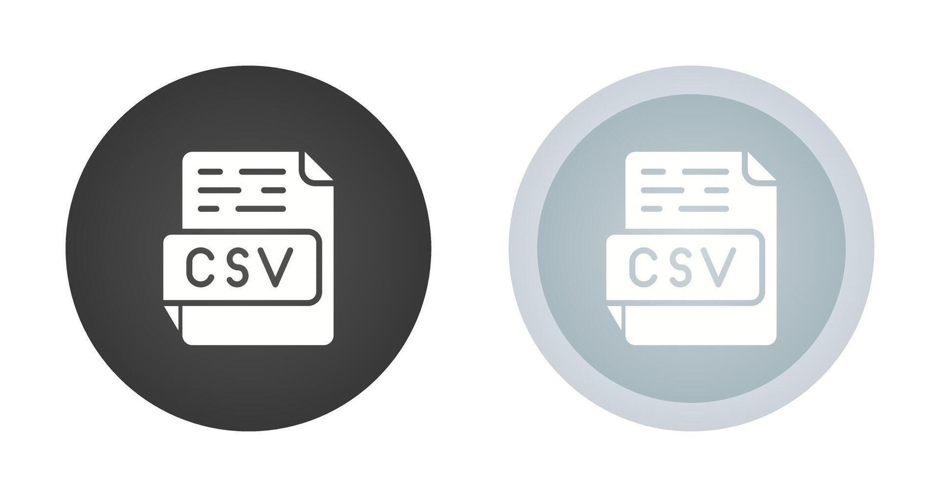 csv vector icoon