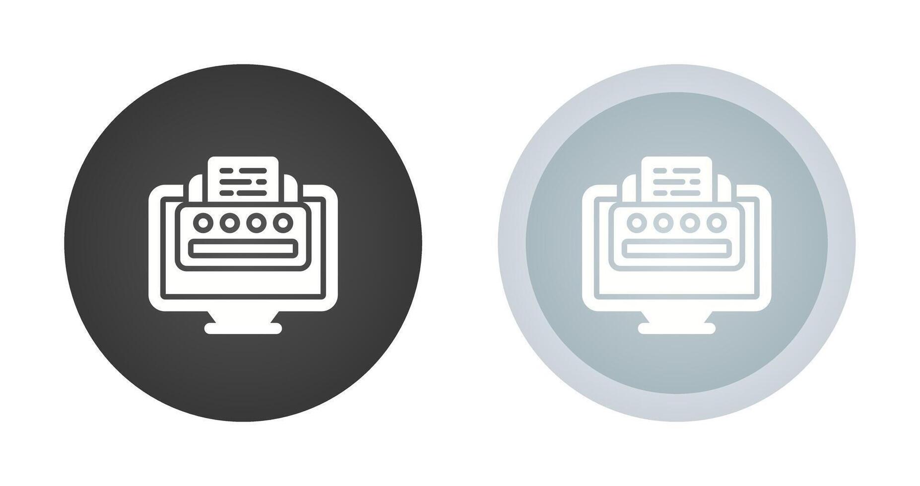 printer vector pictogram