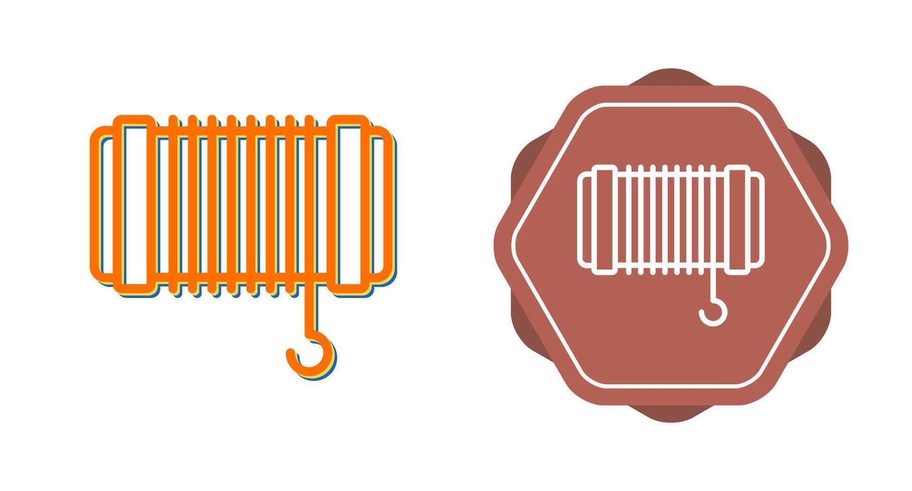 kabel trekken touw vector icoon