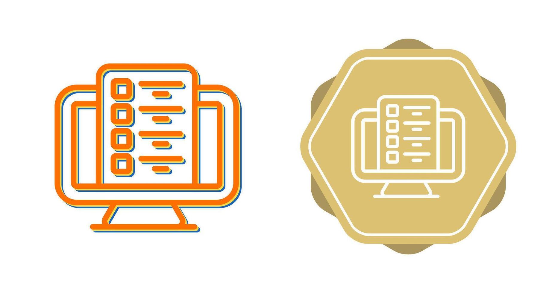 computer vector pictogram