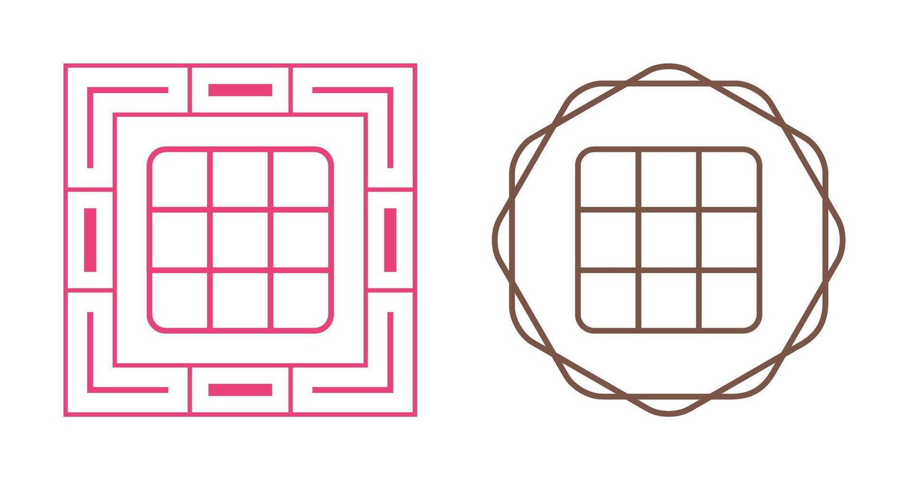 rubik's kubus vector icoon