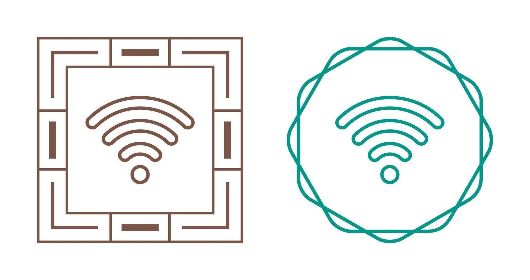 Wifi signaal vector icoon