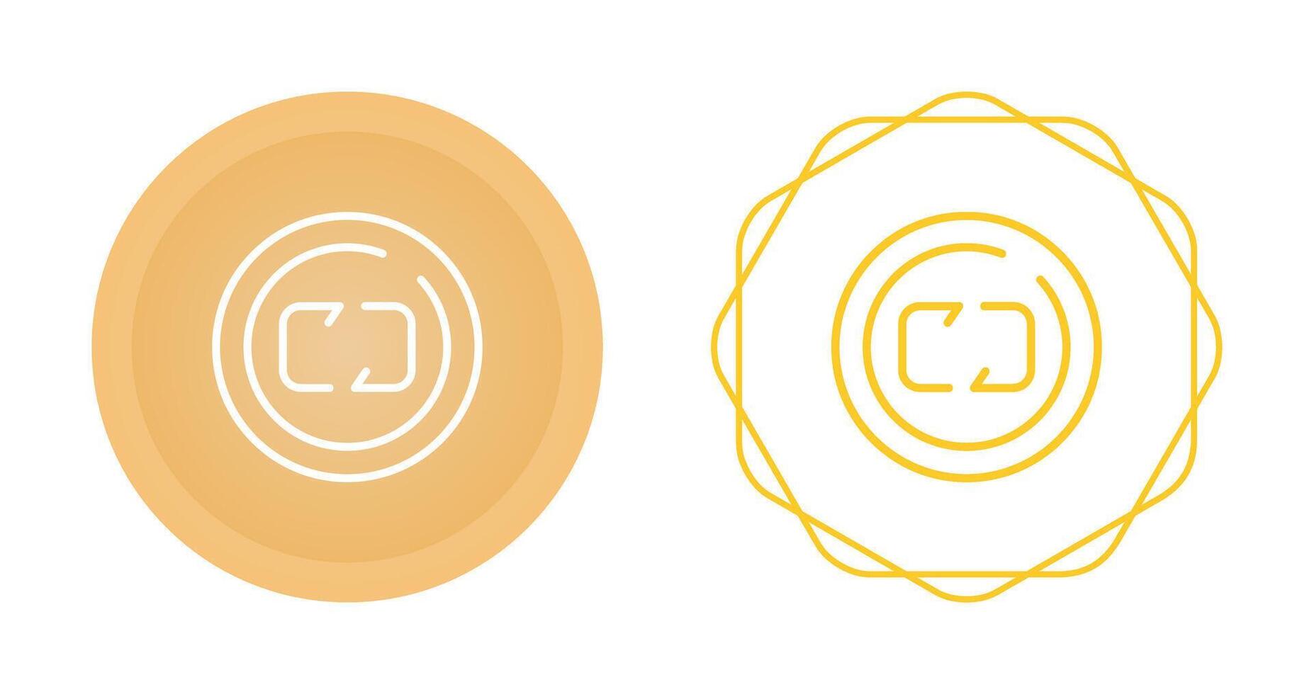 herhaling cirkel vector icoon