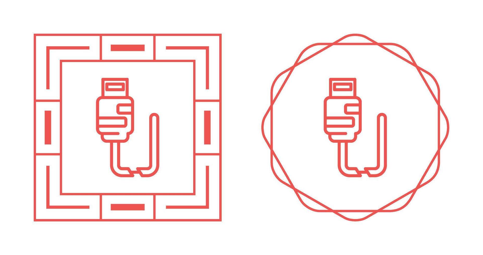 gebroken kabel vector icoon