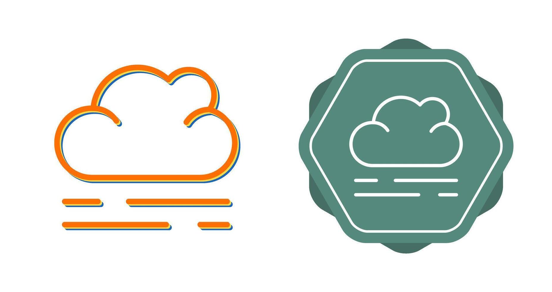 wolk vector pictogram