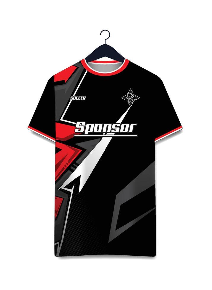 vector futuristische abstract achtergrond patroon voor sport Jersey ontwerp