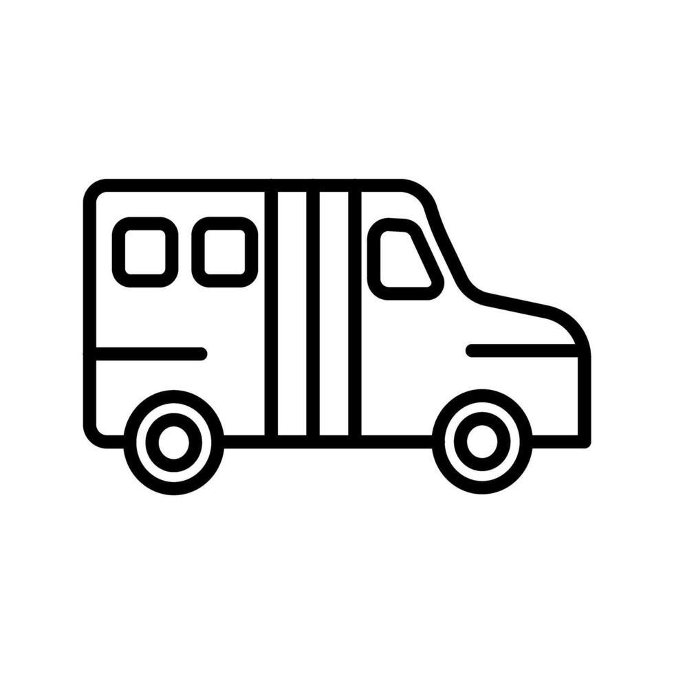 schoolbus vector pictogram