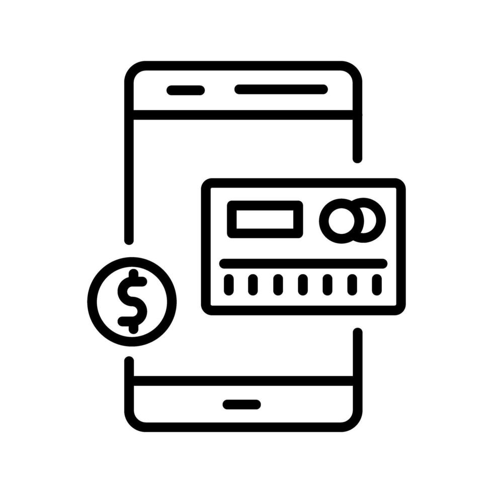 mobiel bankieren vector icon