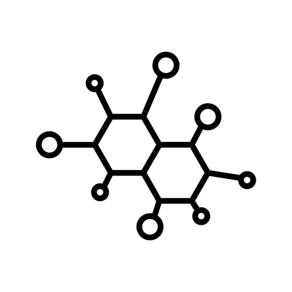 molecuul vector pictogram