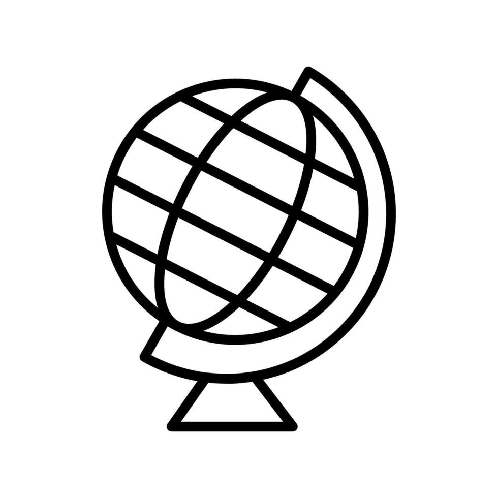 wereldbol vector pictogram